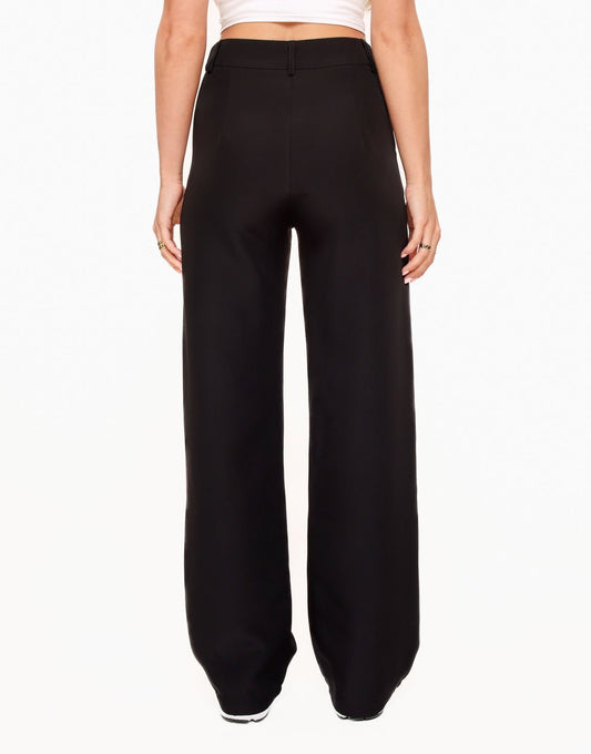 Zwarte Basic Rechte - Pantalon - Olivia & Kate
