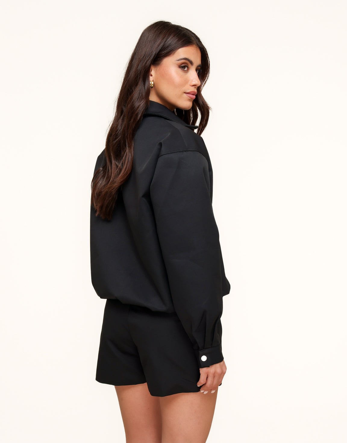 Zwarte Bomber met Zakje - Jas - Olivia & Kate