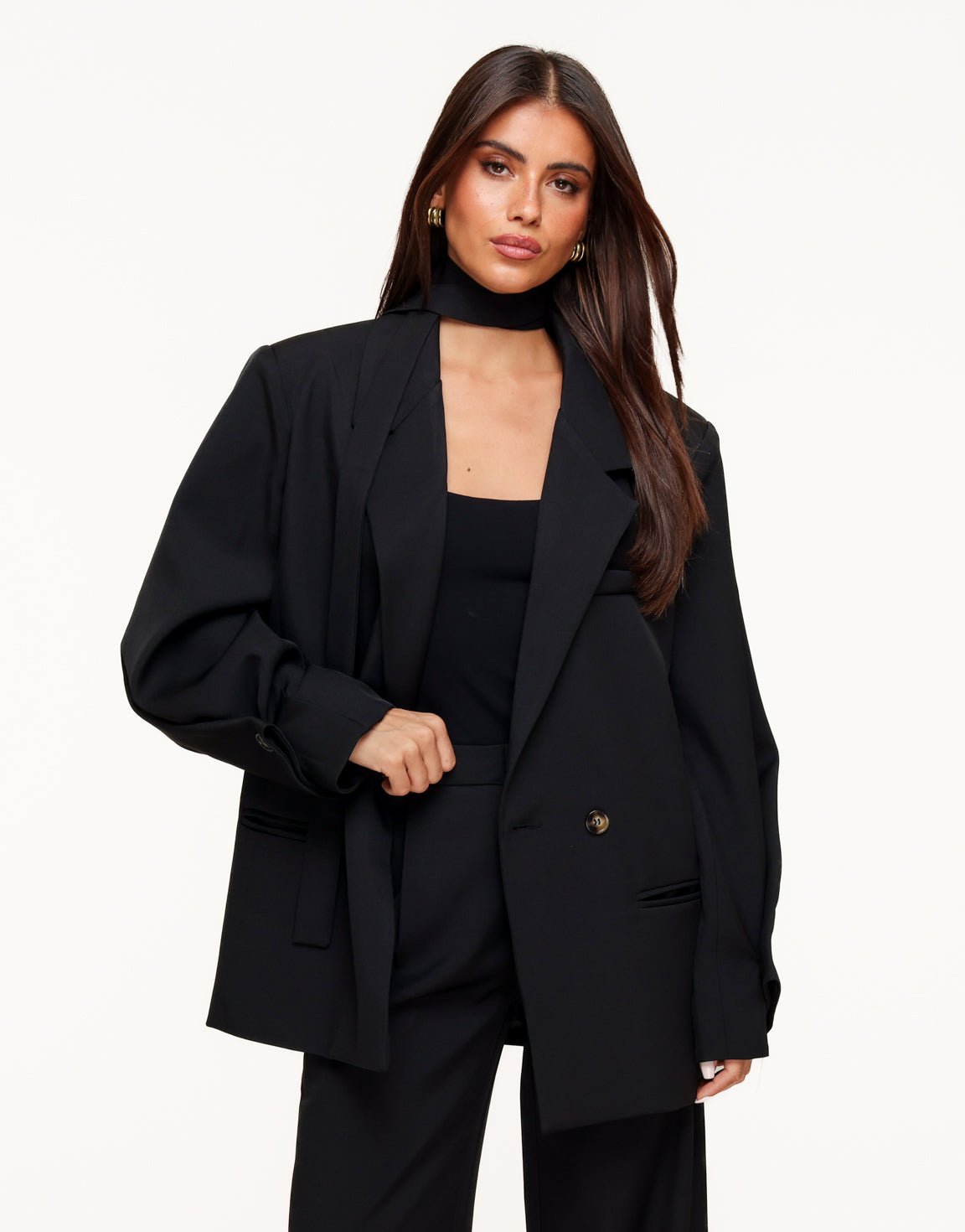 Zwarte Classic Oversized - Blazer - Olivia & Kate