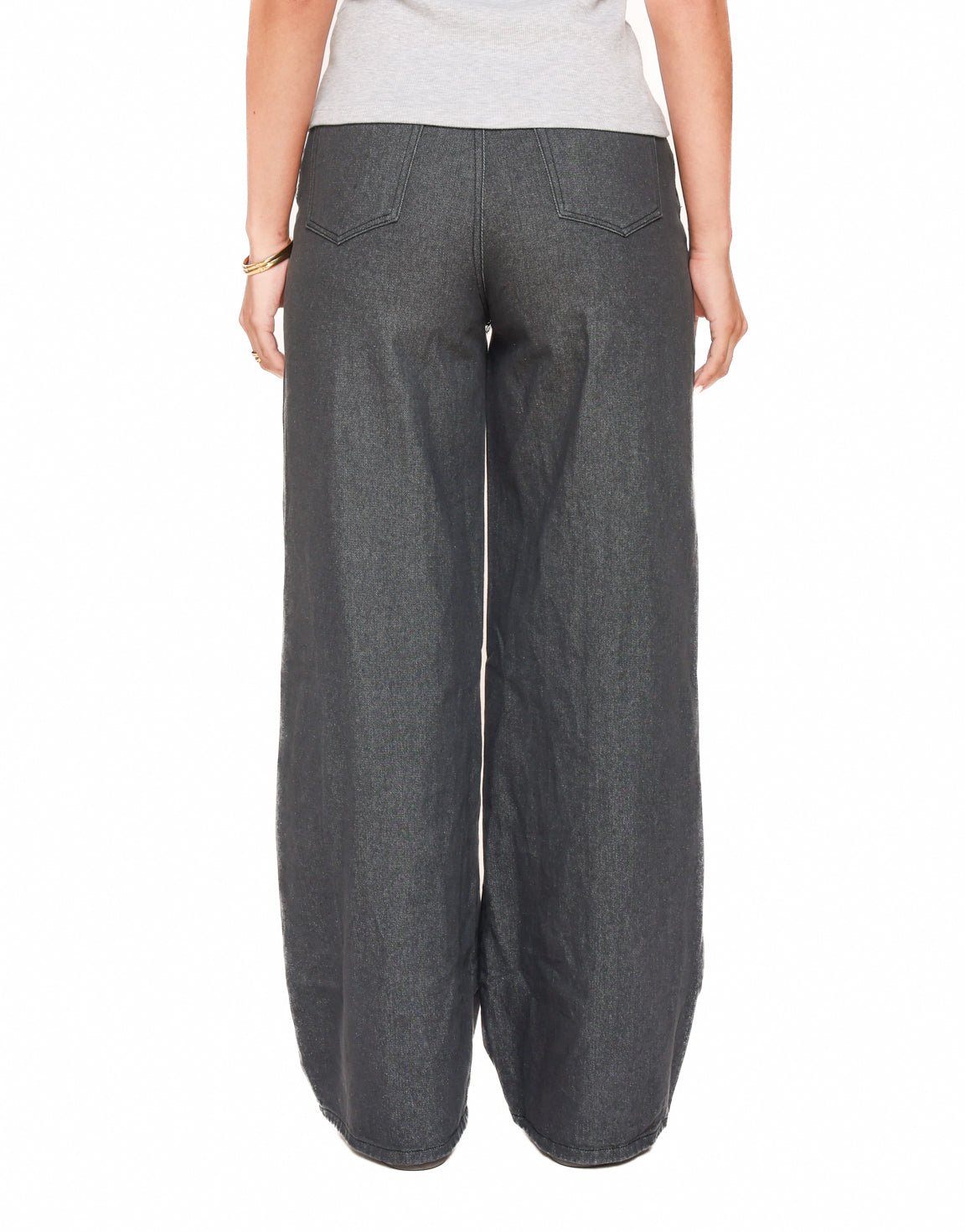 Zwarte Doorlopende Naden - Spijkerbroek - Olivia & Kate