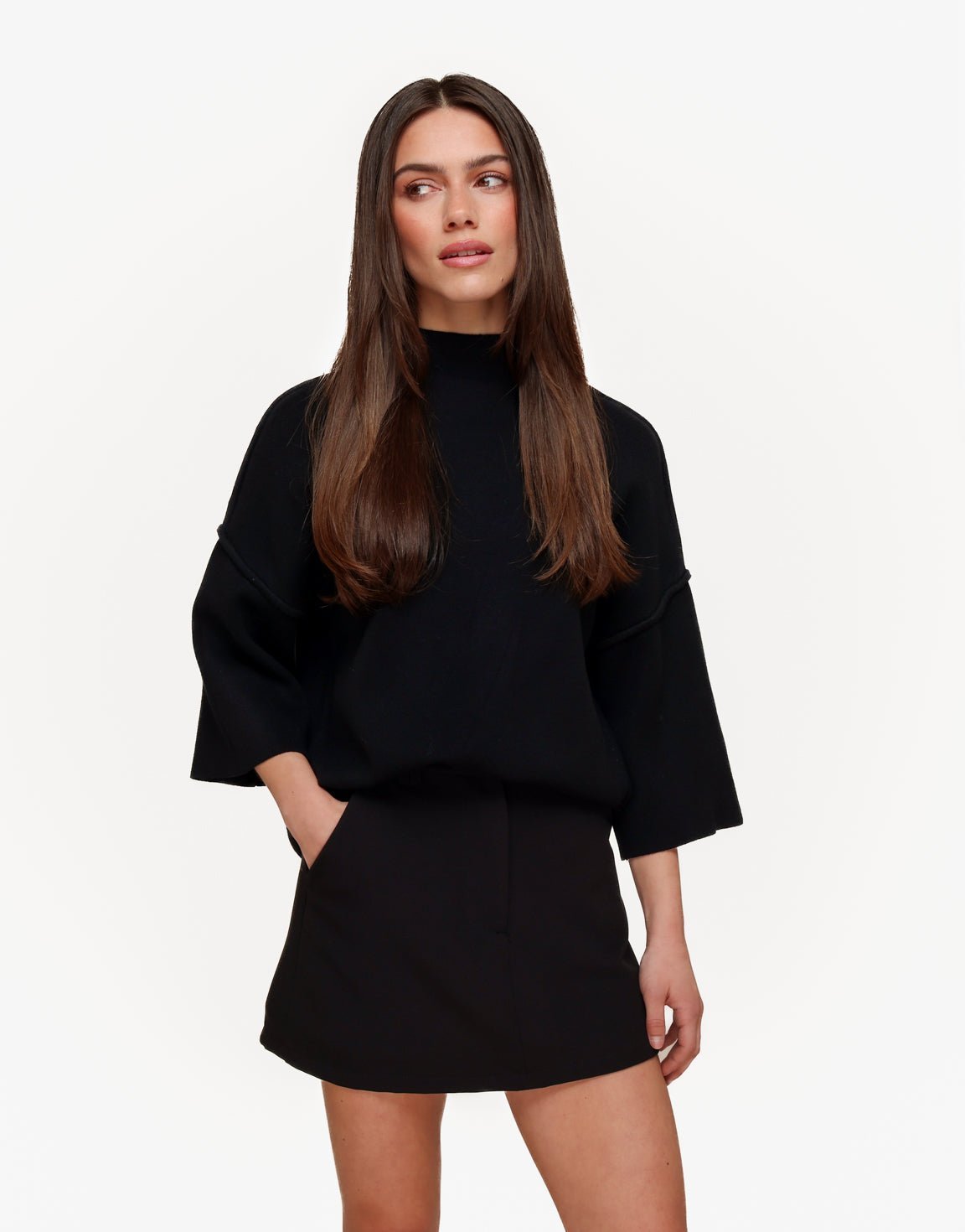 Zwarte Edit Basic - Skort - Olivia & Kate