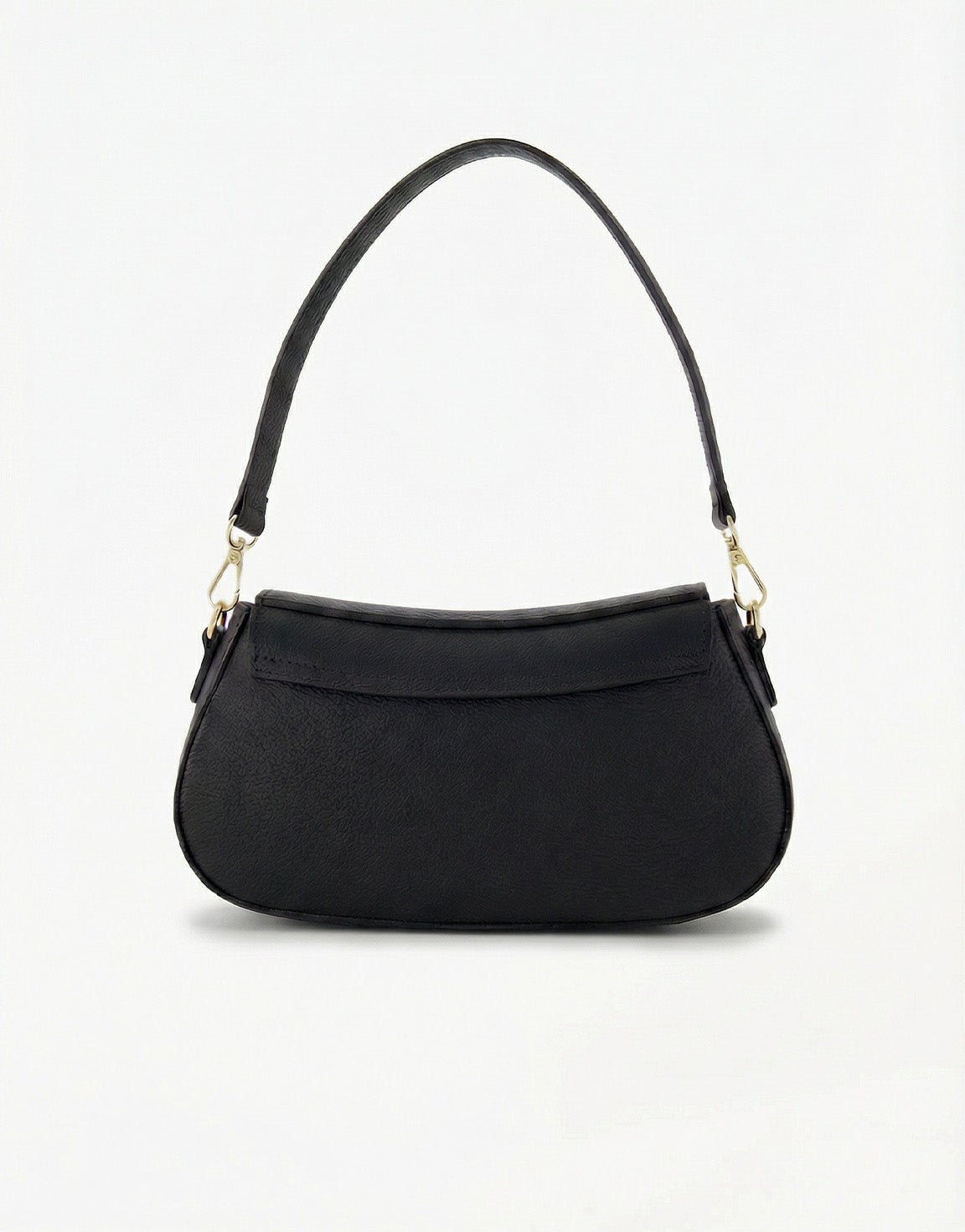 Zwarte Elegante Leren - Tas - Olivia & Kate