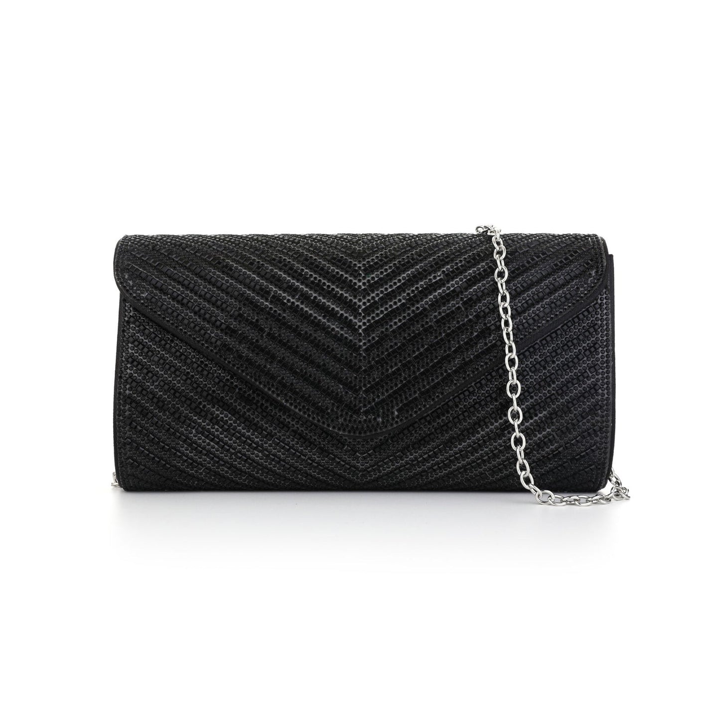 Zwarte Glitter - Clutch - Olivia & Kate