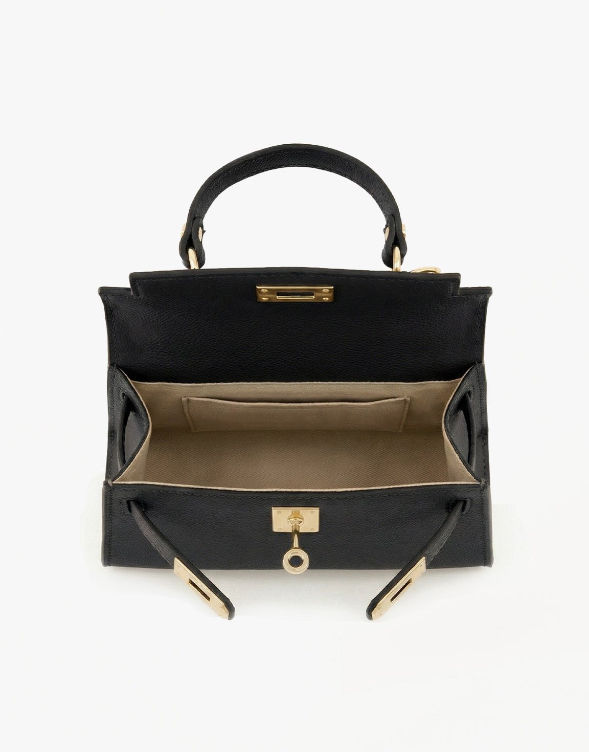 Zwarte Gouden Details - Tas - Olivia & Kate