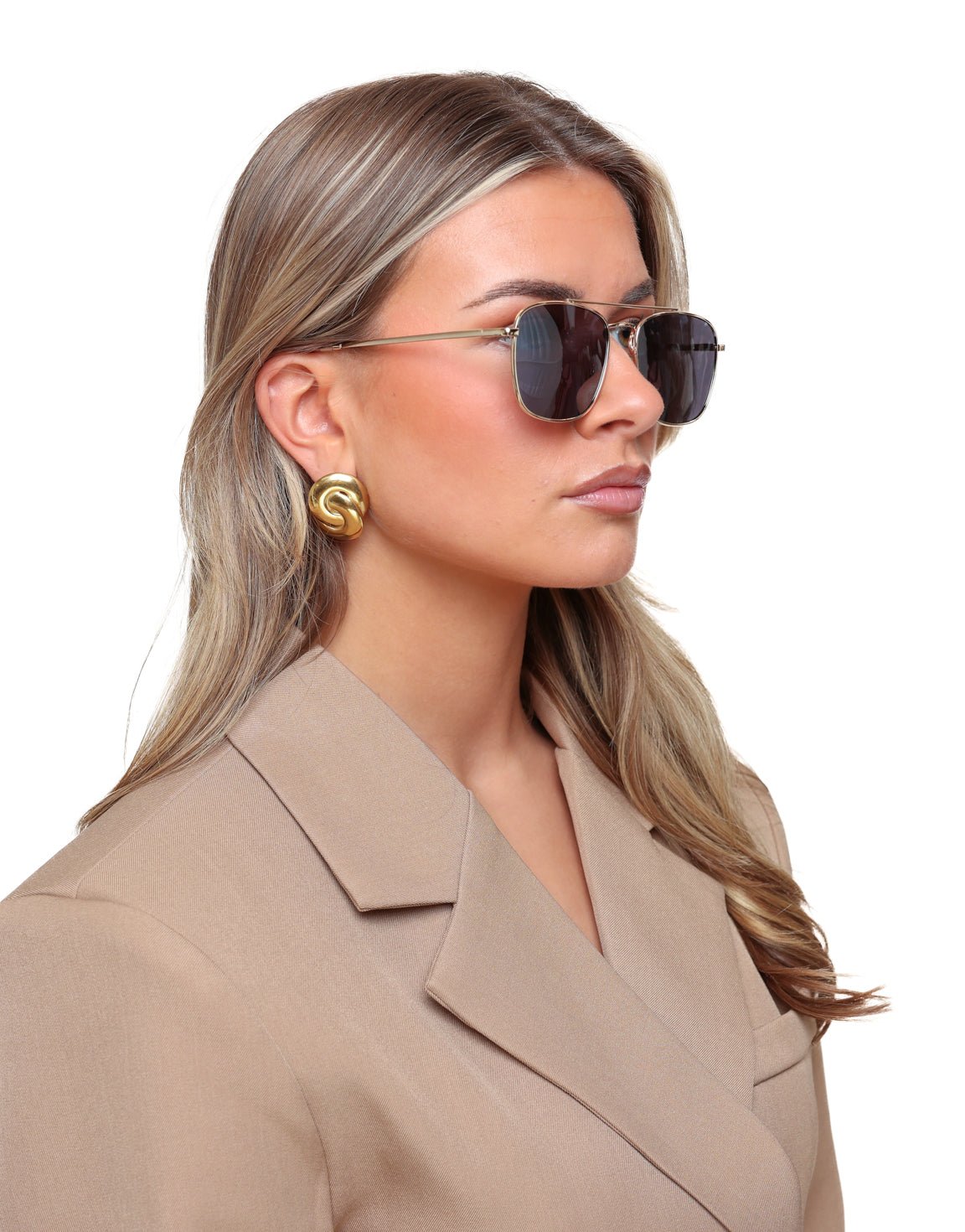 Zwarte Gouden Montuur - Zonnebril - Olivia & Kate