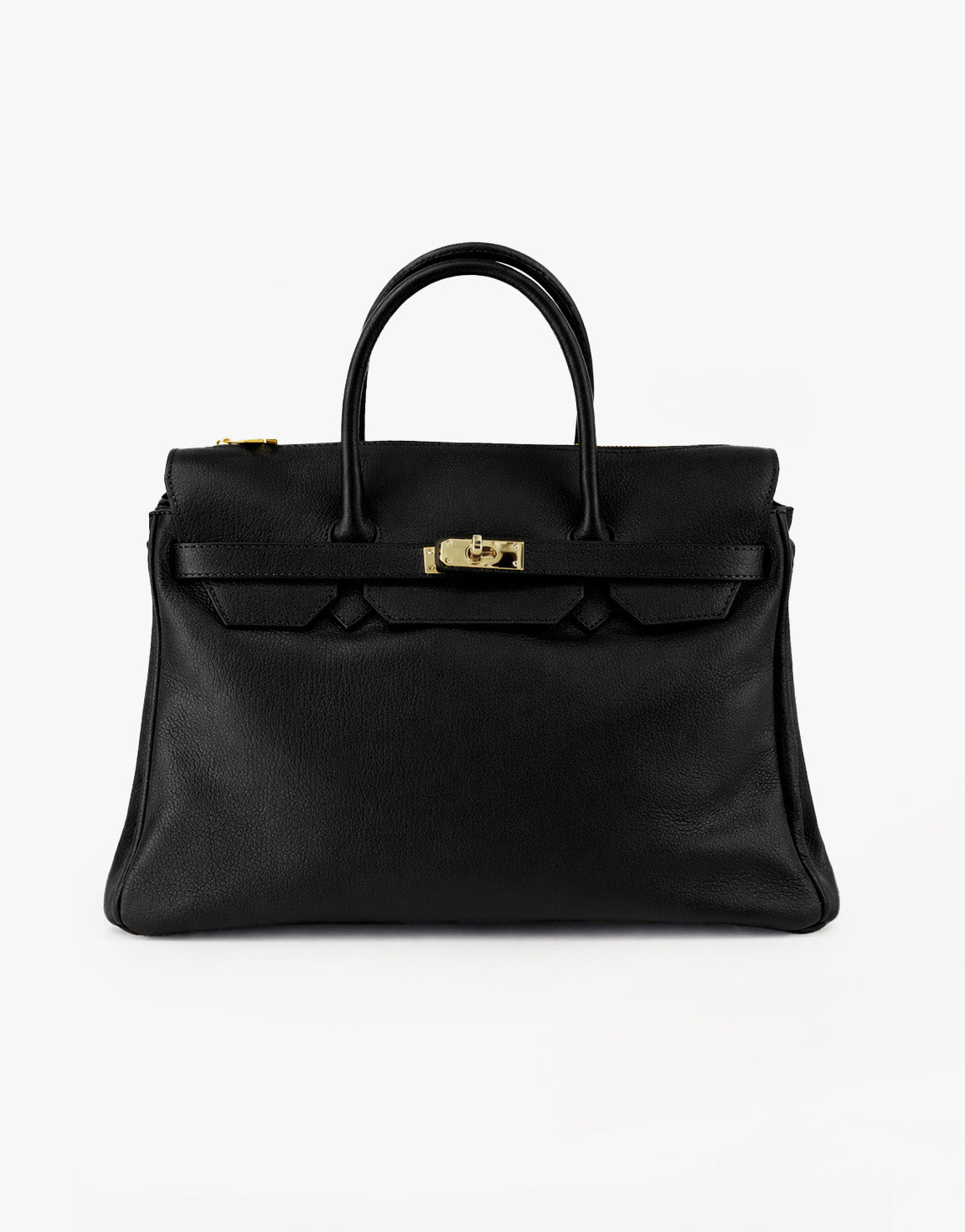 Zwarte Grote Gouden Details - Tas - Olivia & Kate