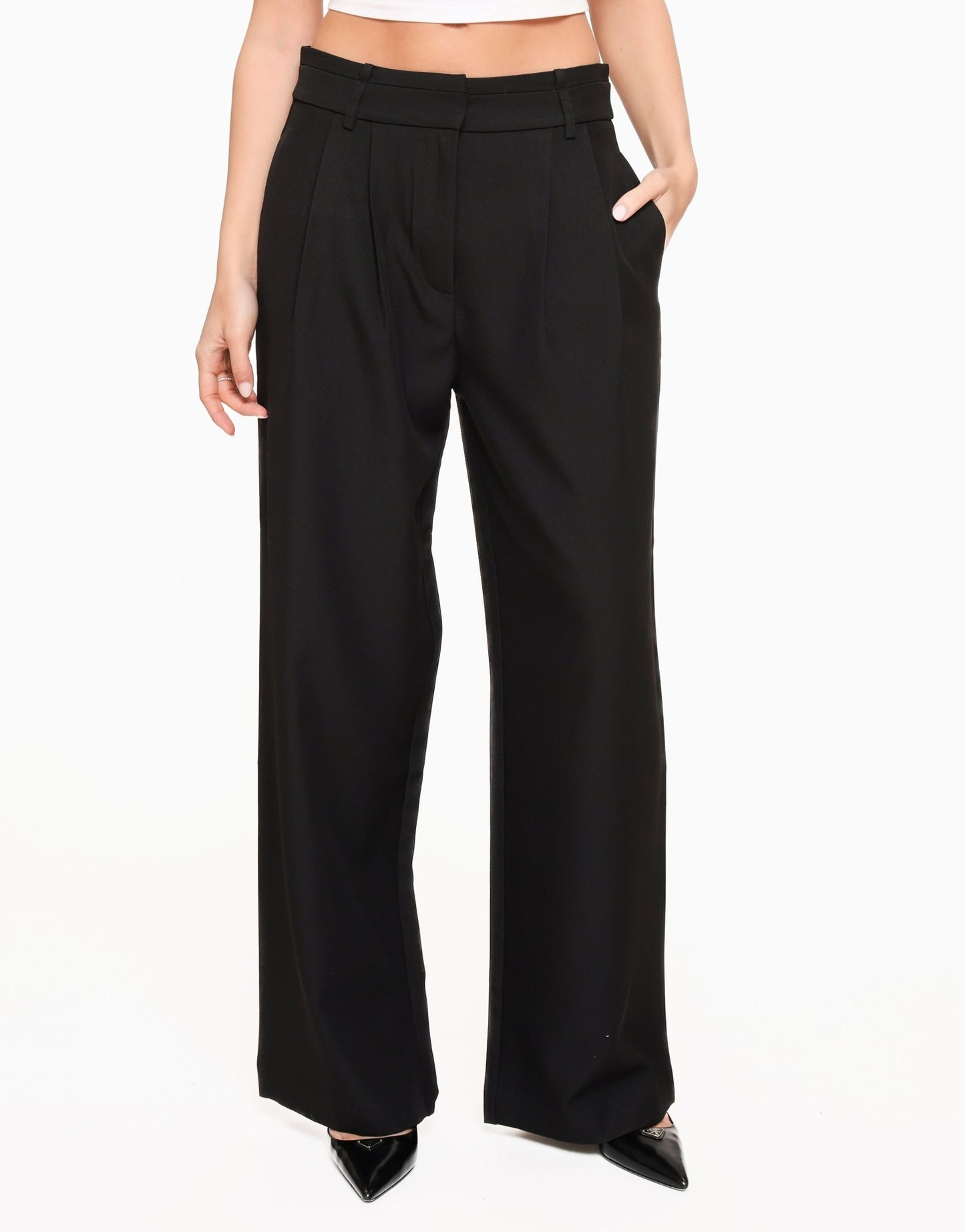Zwarte Iconic - Pantalon - Olivia & Kate