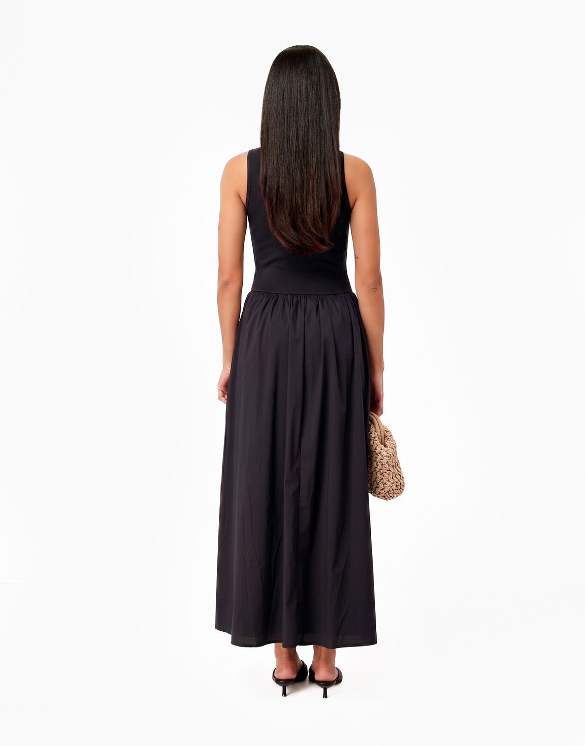 Zwarte Lange Maxi - Jurk - Olivia & Kate
