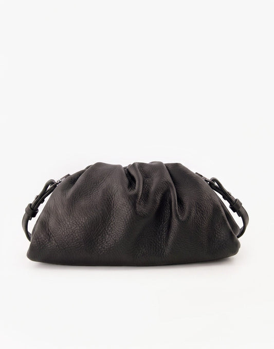 Zwarte Leren - Clutch - Olivia & Kate