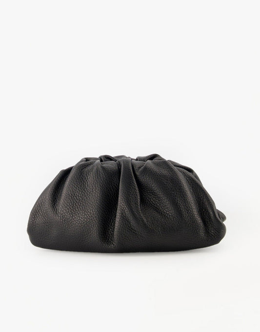 Zwarte Leren - Clutch - Olivia & Kate