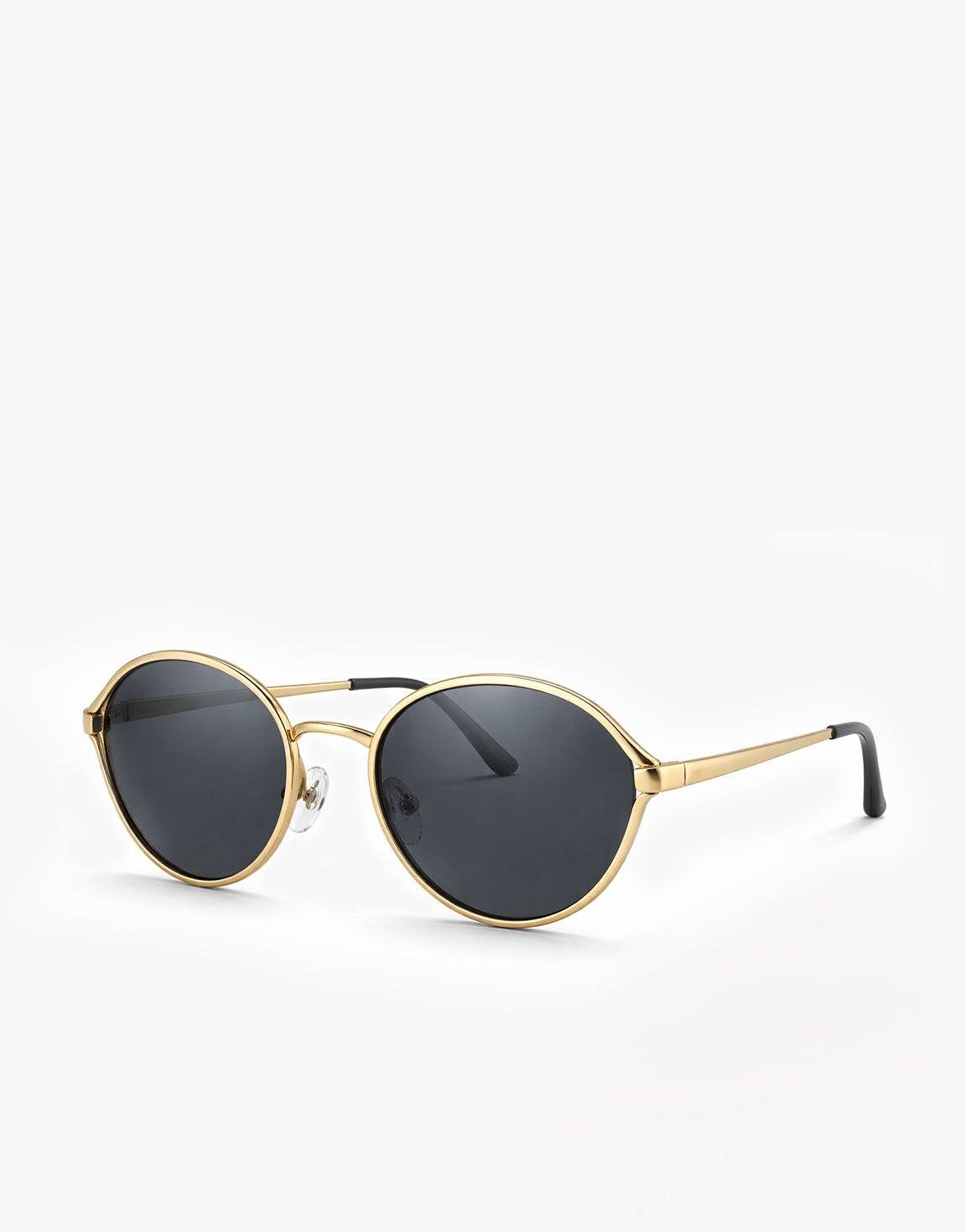 Zwarte Ovale Statement Montuur - Zonnebril - Olivia & Kate