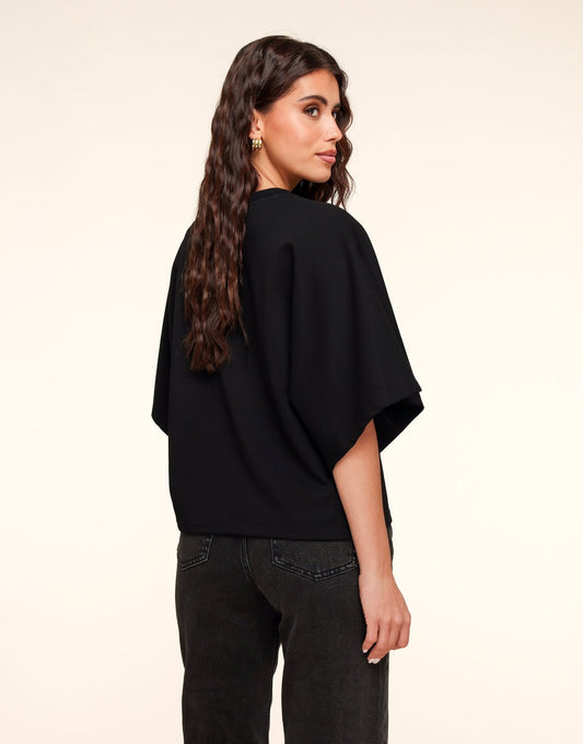 Zwarte Oversized SS - T-Shirt - Olivia & Kate