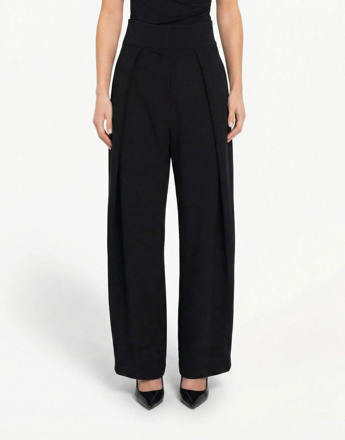 Zwarte Petite Ballon - Pantalon - Olivia & Kate