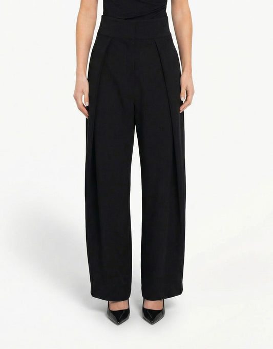 Zwarte Petite Ballon - Pantalon - Olivia & Kate