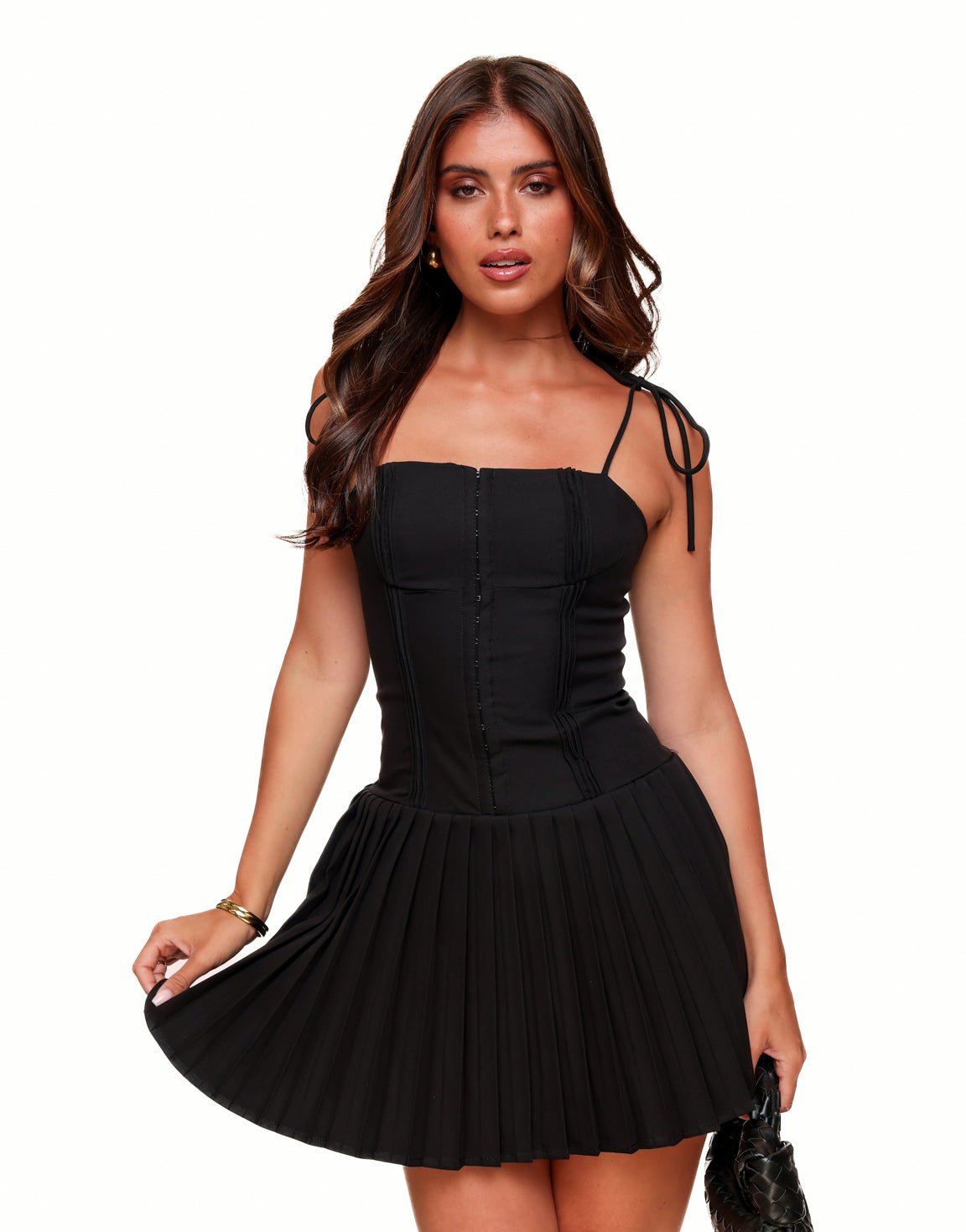 Zwarte Corset Jurk Olivia Kate Olivia Kate