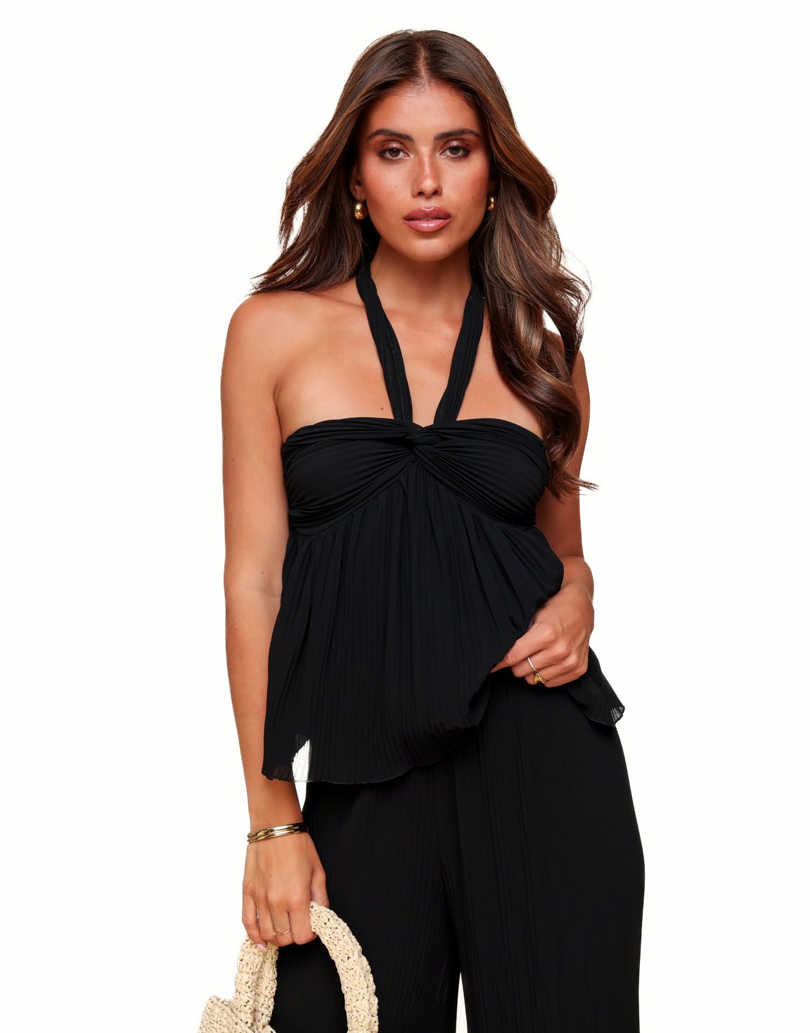 Zwarte Plisse - Set - Olivia & Kate