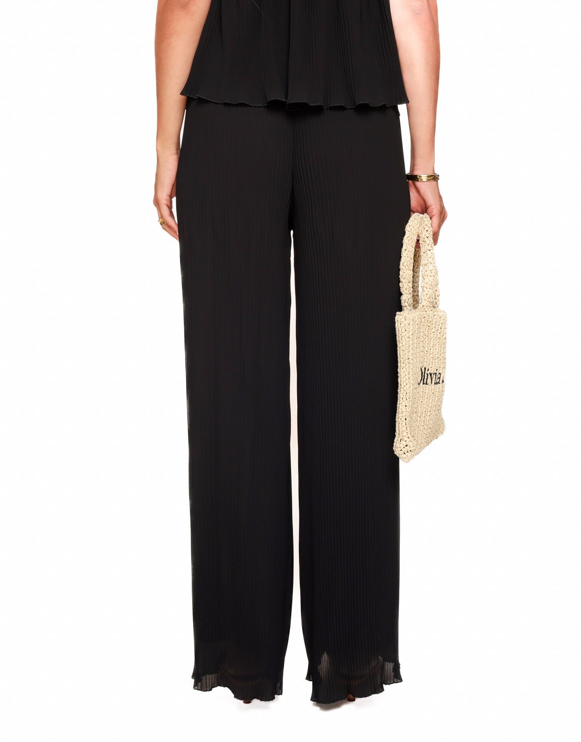 Zwarte Plisse - Set - Olivia & Kate