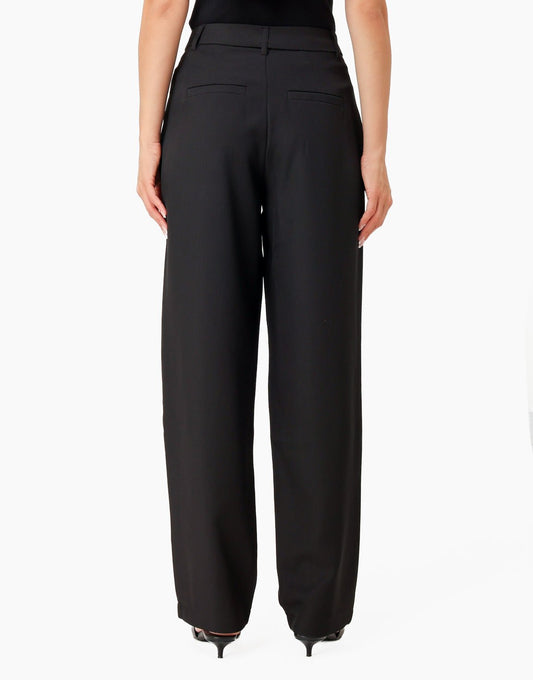 Zwarte Rechte Pasvorm - Pantalon - Olivia & Kate
