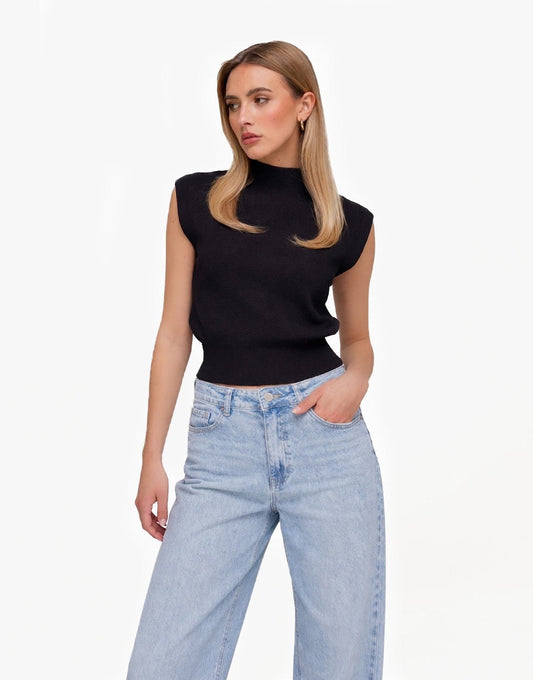 Zwarte Spencer - Top - Olivia & Kate