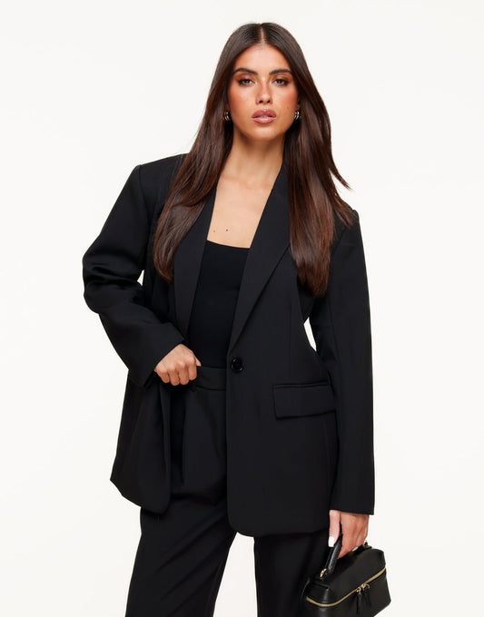 Zwarte Stevige Classic - Blazer - Olivia & Kate