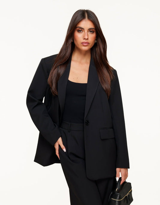 Zwarte Stevige Classic - Blazer - Olivia & Kate