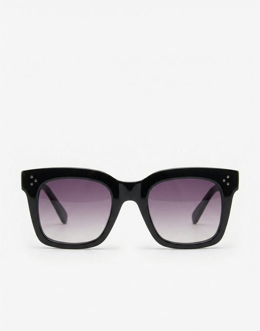 Zwarte Vierkante Classic - Zonnebril - Olivia & Kate