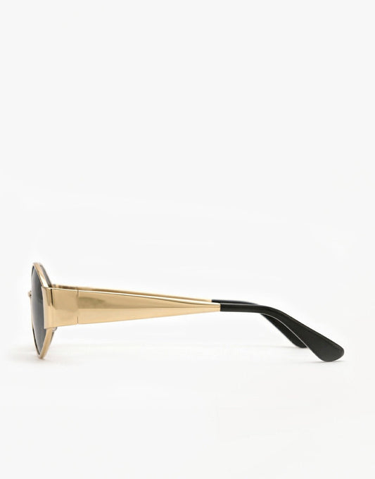 Zwarte Vintage Glazen - Zonnebril - Olivia & Kate