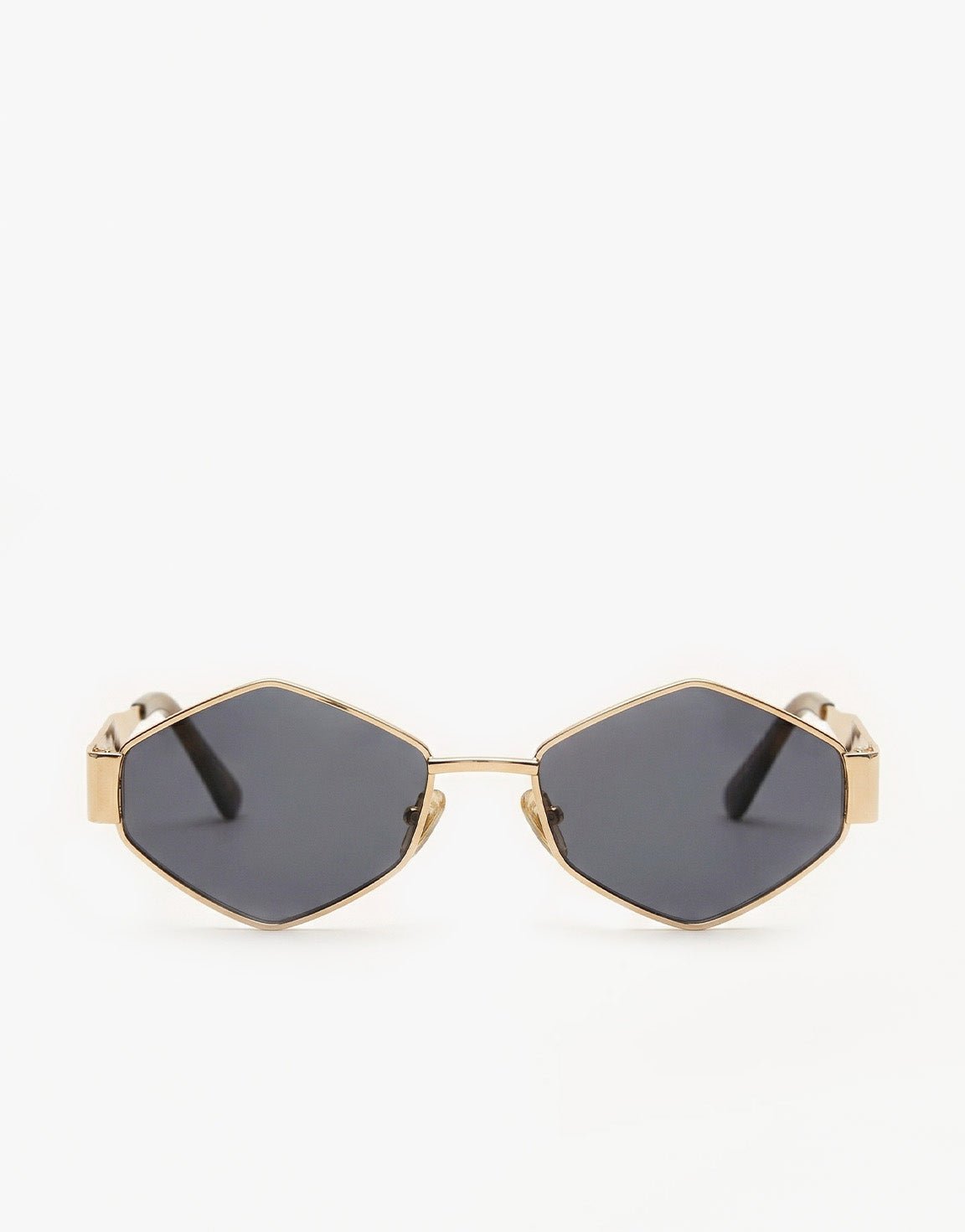 Zwarte Vintage Glazen - Zonnebril - Olivia & Kate