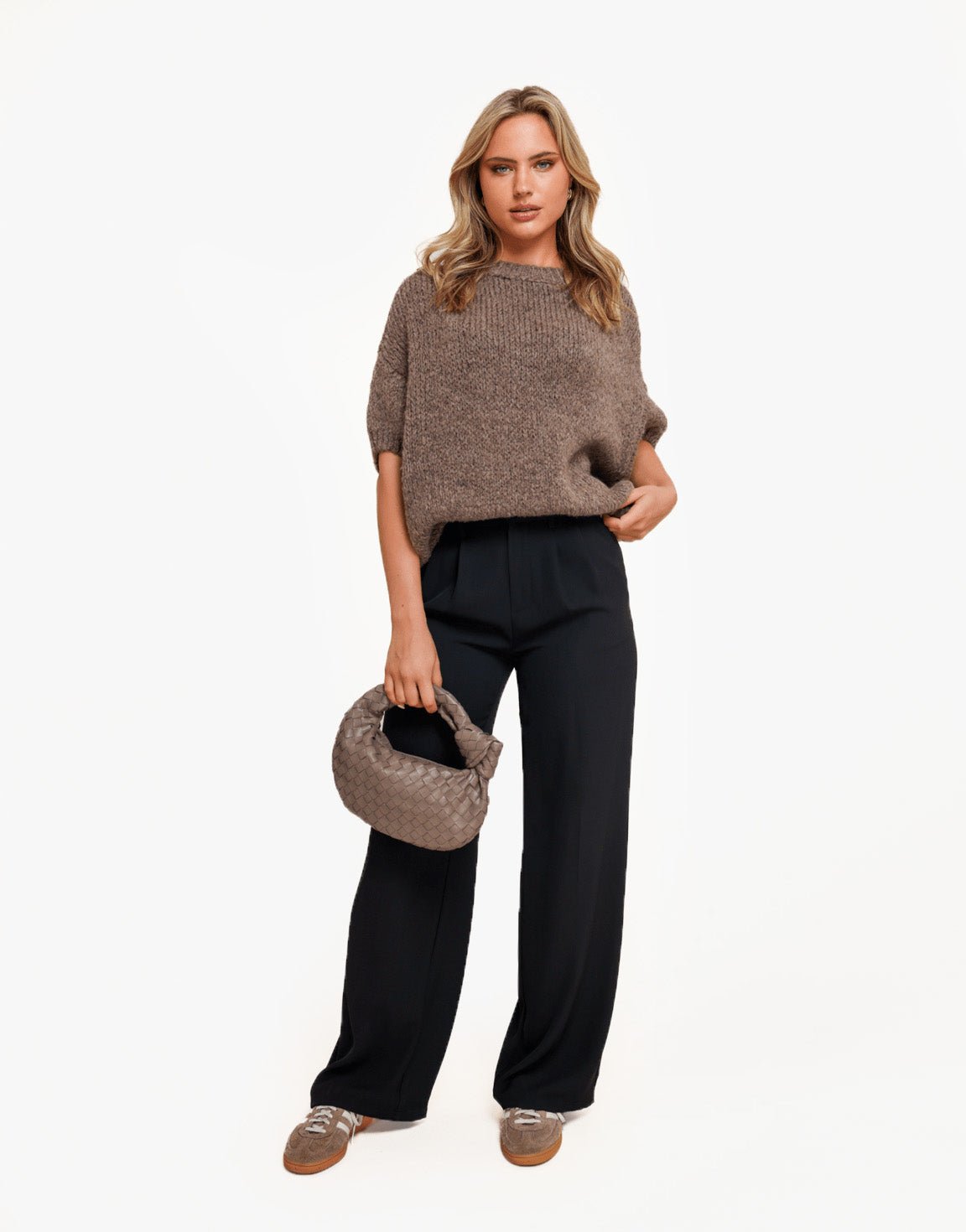 Zwarte Wijde - Pantalon - Olivia & Kate