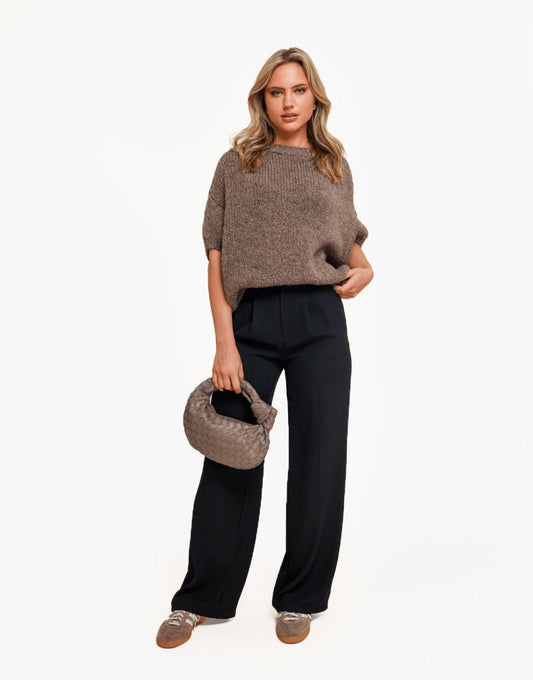 Zwarte Wijde - Pantalon - Olivia & Kate